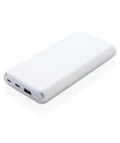 Ultra fast 20.000 mAh powerbank with PD white P324.683