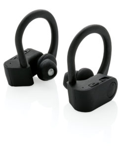 TWS sport earbuds in charging case black P329.051