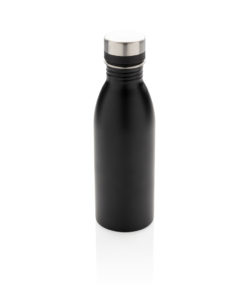 Deluxe stainless steel water bottle black P436.411