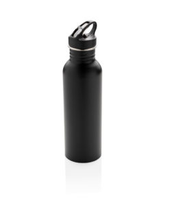 Deluxe stainless steel activity bottle black P436.421