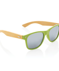 Wheat straw and bamboo sunglasses green P453.927