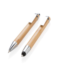 Bamboo pen set brown P610.419