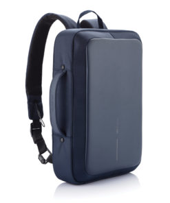 Bobby Bizz anti-theft backpack & briefcase blue