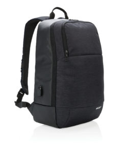 Modern 15” laptop backpack black P762.150