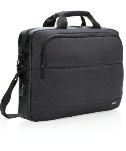 Modern 15” laptop bag black P762.160