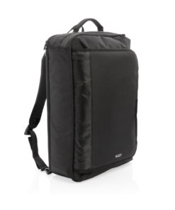 Swiss peak convertible travel backpack PVC free black P762.581