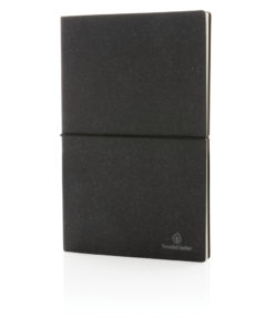 A5 recycled leather notebook grey P772.212
