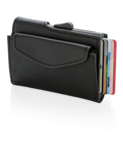 C-Secure RFID cardholder & coin/key wallet black P820.611