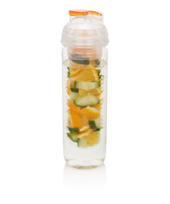 Water bottle with infuser orange P436.818