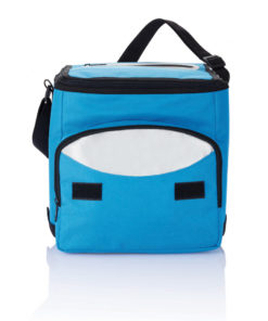 Foldable cooler bag blue