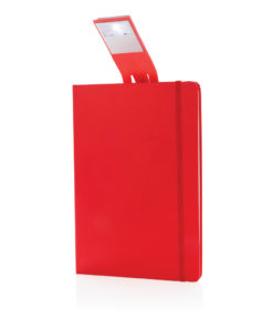 A5 Notebook & LED bookmark red P773.454