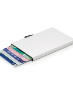 C-Secure aluminium RFID card holder silver P820.492