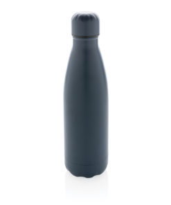 Solid colour vacuum stainless steel bottle blue P436.465