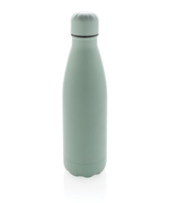 Solid colour vacuum stainless steel bottle green P436.467