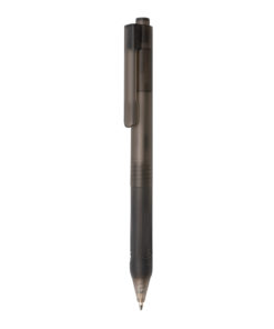 X9 frosted pen with silicone grip black P610.791