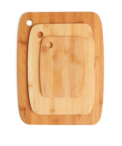 Logotrade Deluca 3-piece cutting board set Brown