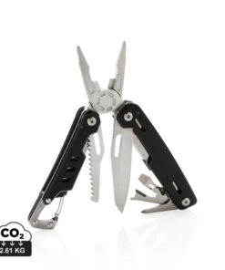 Solid multitool with carabiner black P221.331